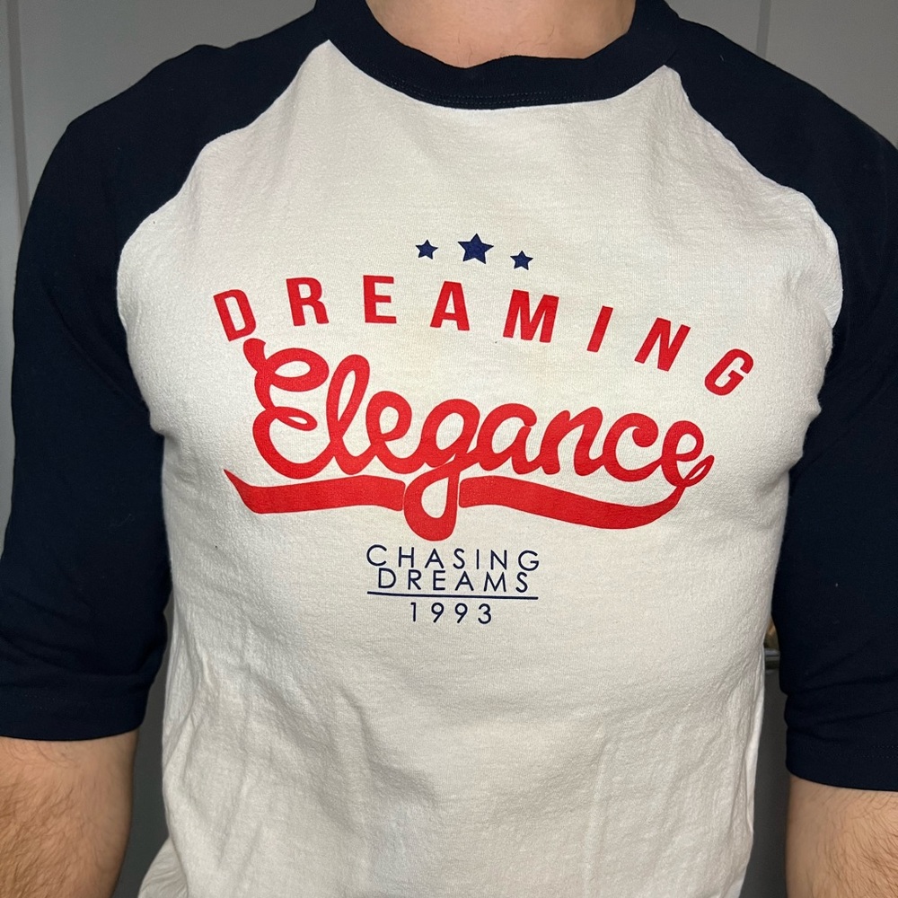DREAMING ELEGANCE baseball tee ‘93